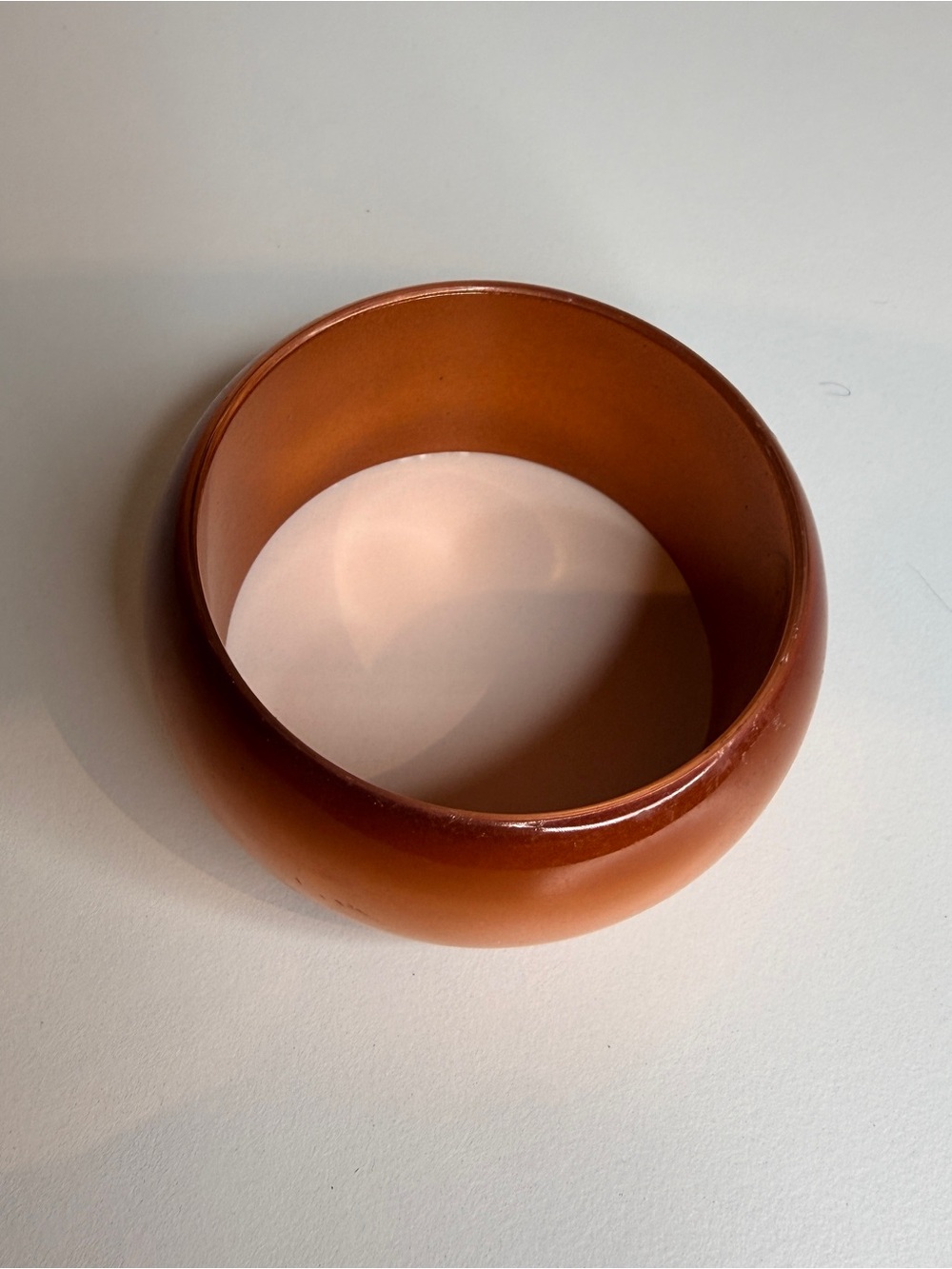 Orange moon glow bangle - Picture 3 of 4
